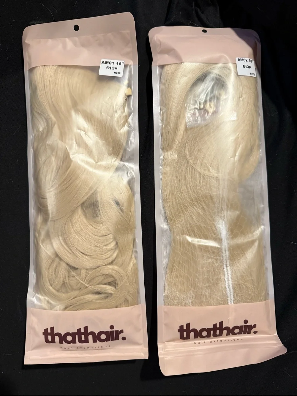 That Hair Blonde Halo Clip-In Hair Extensions - 613 Platinum Blonde